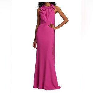 Alexander McQueen Ribbon Floor-Length Gown